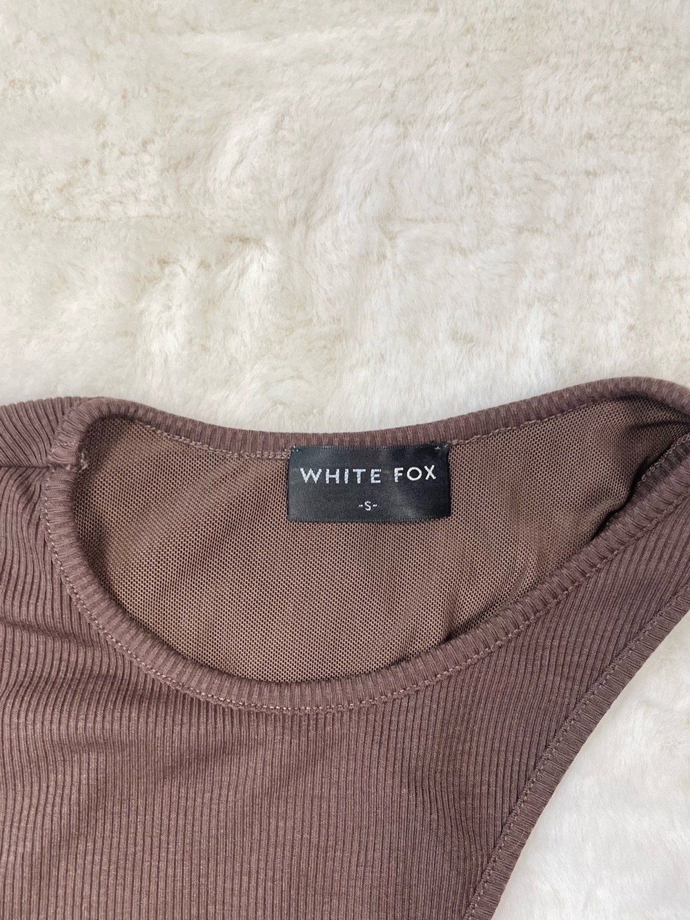 White Fox Boutique Brown One-Shoulder Cutout Midi Dress - Picture 5 of 6